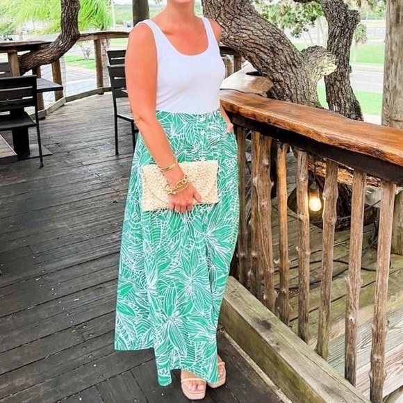 NWOT TABITHA BROWN x Target Limited Edition Linear Maxi Skirt Large - Picture 9 of 10